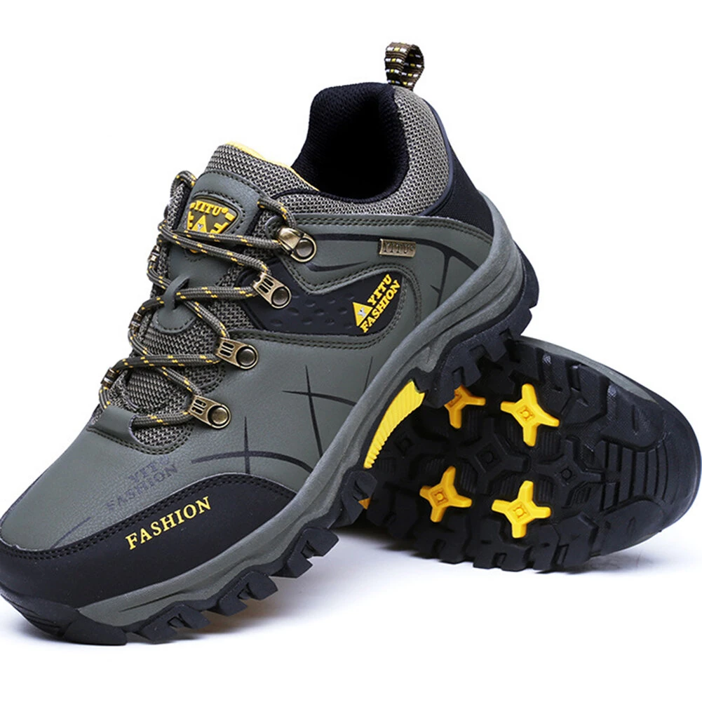 (image for) Mountaineering Men's Shoes Low Top Snow Boots Outdoor Adventure Camping Leisure Hiking Shoes